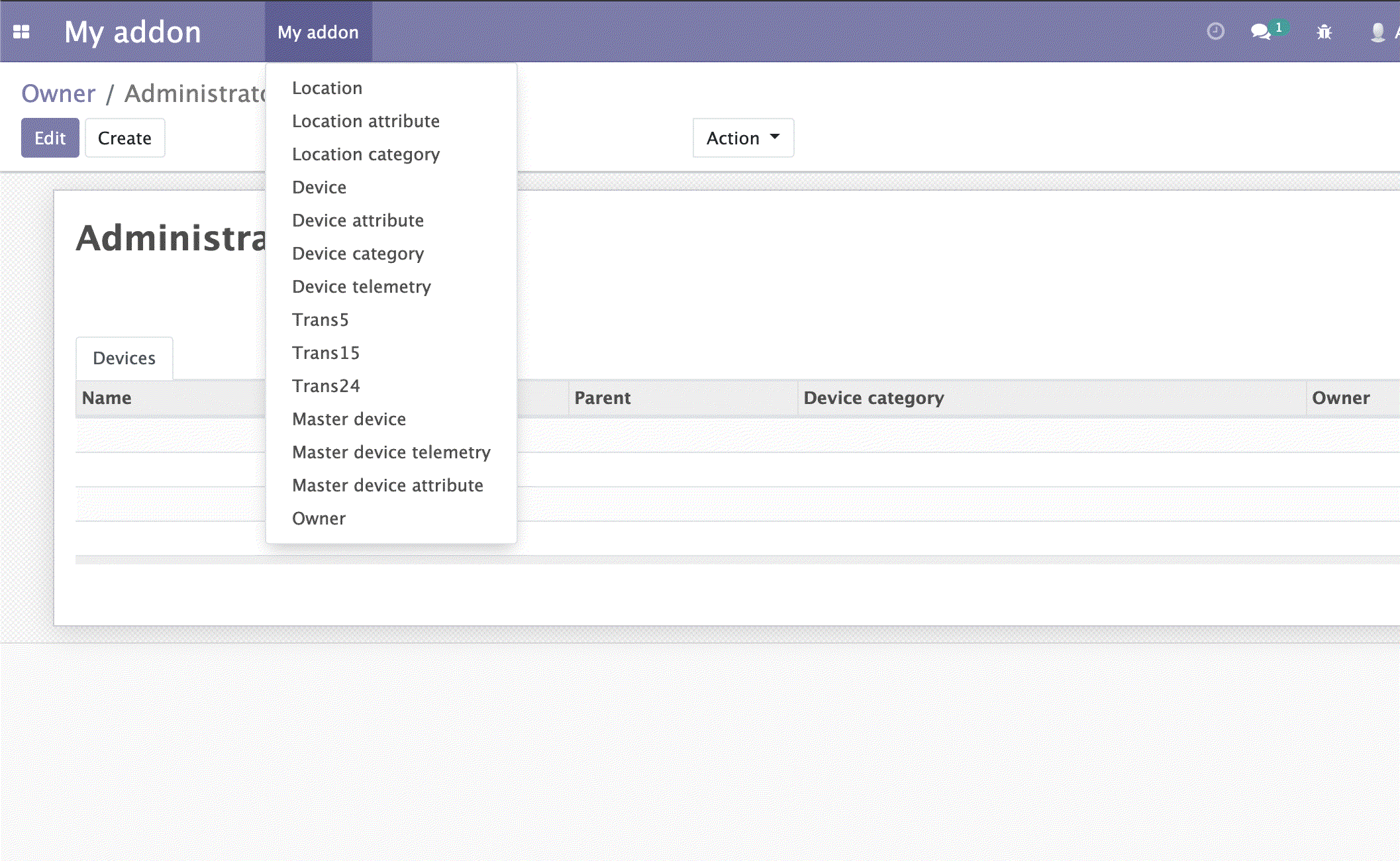 Odoo text and image block