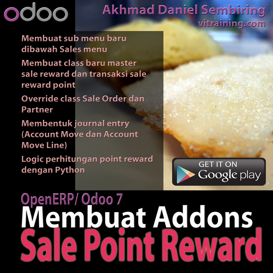 Ebook OpenERP/ Odoo 7: Membuat Addons Sale Point Reward