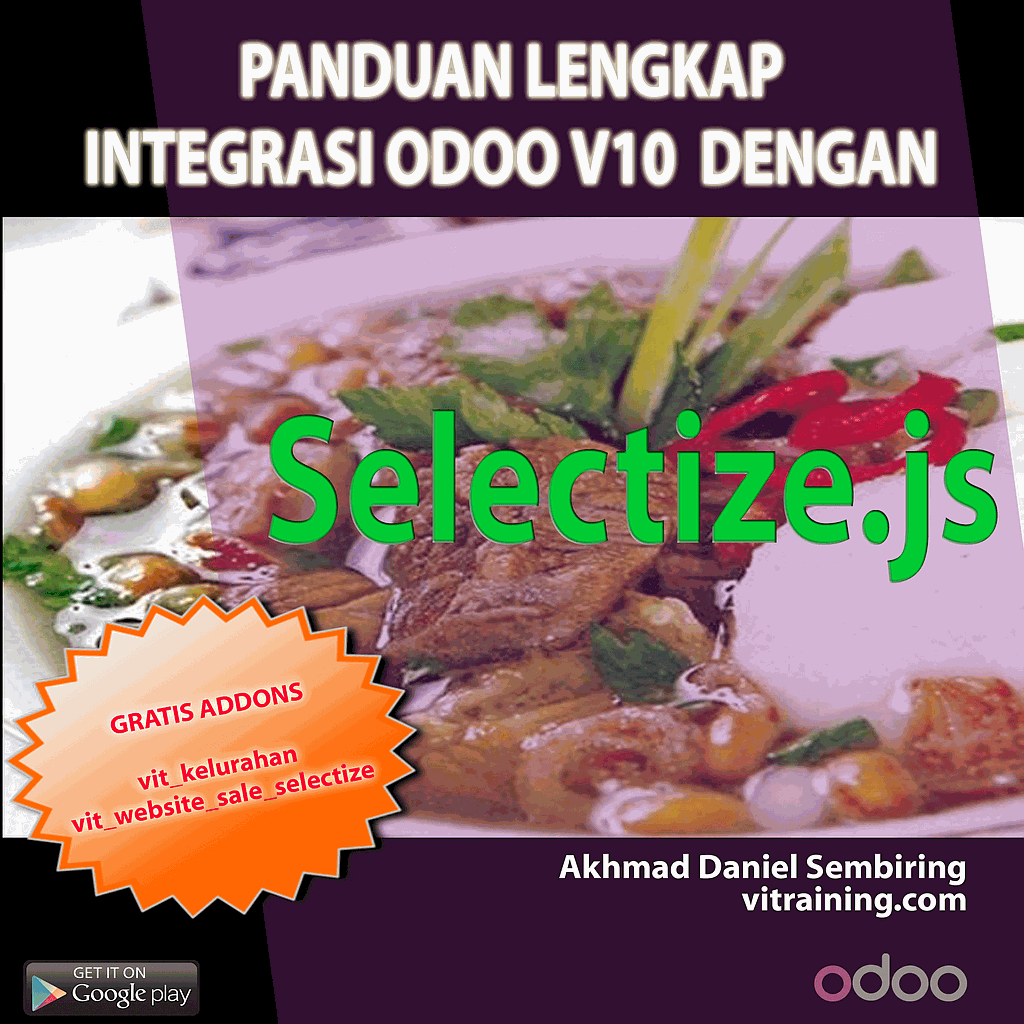 Panduan Integrasi Odoo v10 dengan Selectize.js